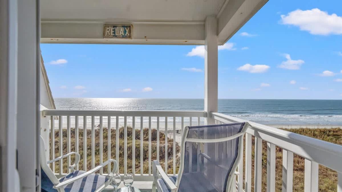 *2Br Oceanfront Retreat*King Ensuite*Pool*Nmb Cherry Grove*Pc4 Myrtle Beach Exterior foto